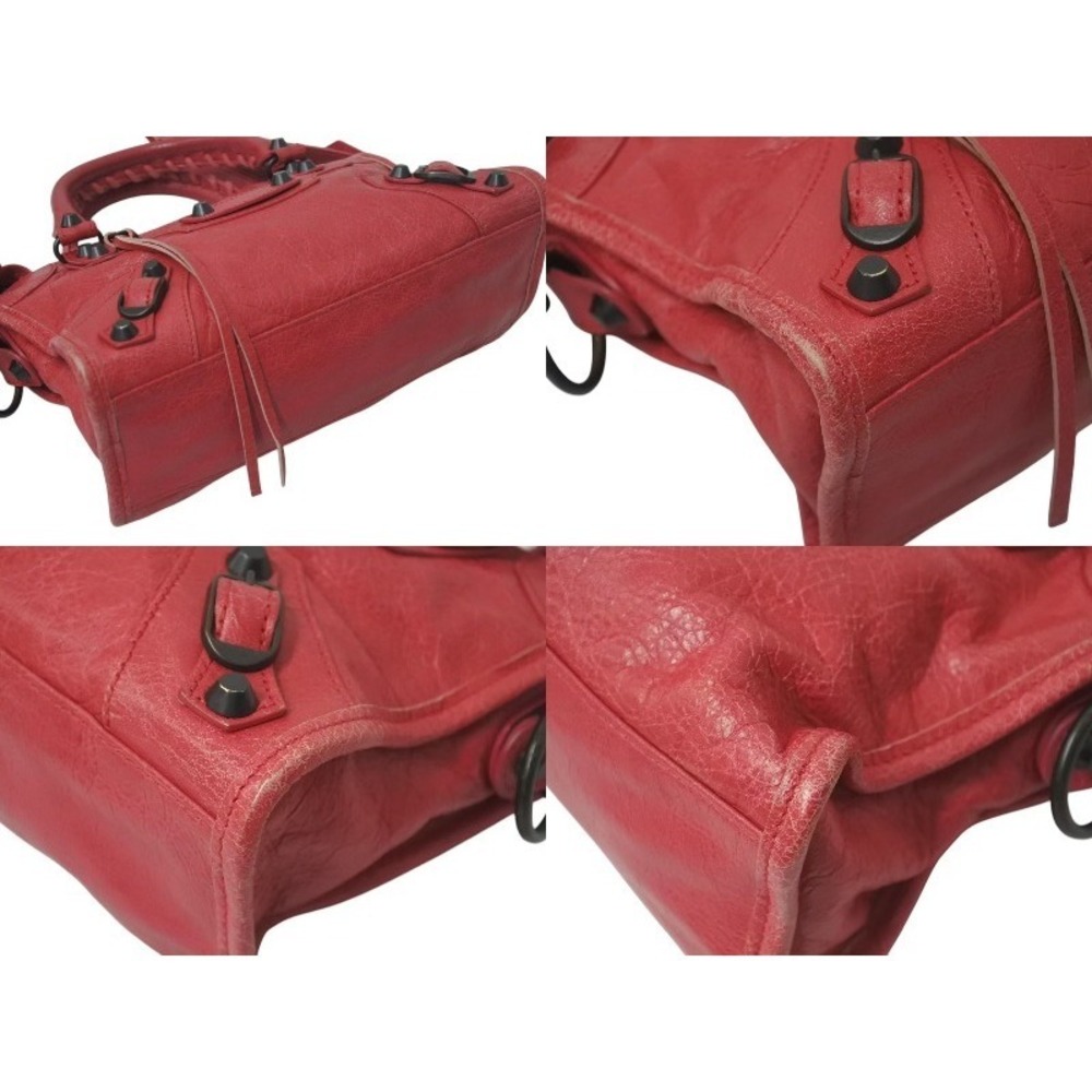 Balenciaga Red Bag City Classic Leather Pink - Picture 6 of 10